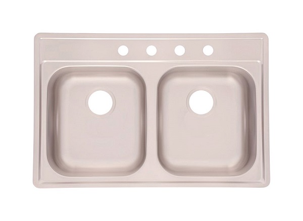 KITCHEN SINK DBL 8" 20G