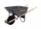 WHEELBARROW 6CF GRY STL