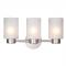 WALL SCONCE 3LT BN 60W