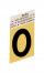 LETTER "O"GOLD 1-1/2"ALUM