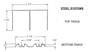 STEEL TRACK & CHANNEL 6' WHITE