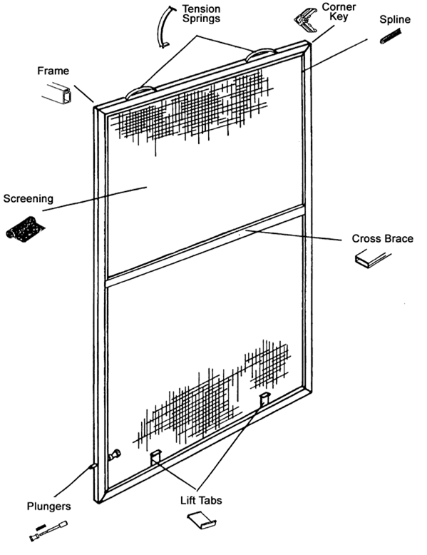 18X84 ALUM SCREEN