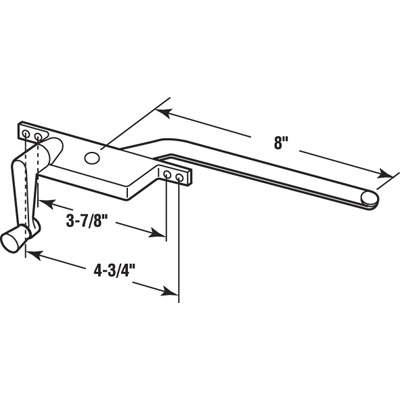CASEMENT OPERATOR RH8" H3519