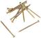 2-1/2" GOLD SCREW 1#
