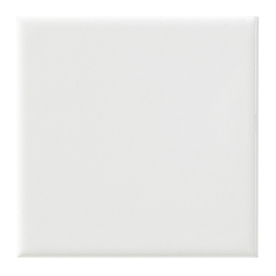 6X6 CERAMIC TILE WHITE ONE PCE
