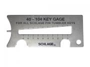 SCHLAGE KEY GAUGE