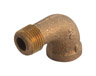 1/2 BRASS ST 90 ELBOW NL